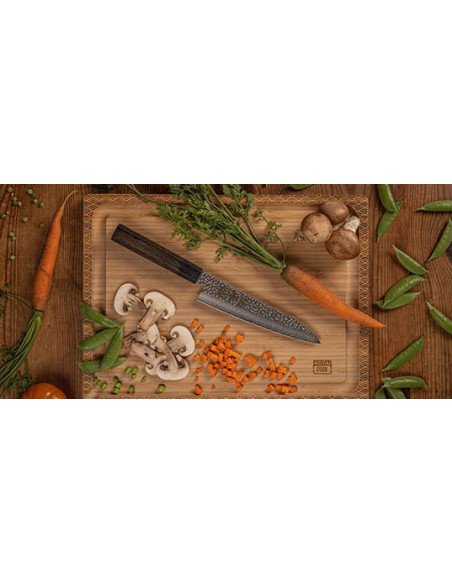 Couteau de Chef Kotai Densho Gyuto Lame 180mm - 15170 - Khurts.com