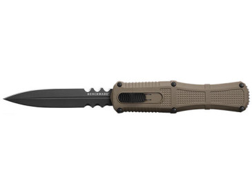 Automatisches Messer Benchmade Claymore Doppelschneide gemischt Braun - 15219 - Khurts.com
