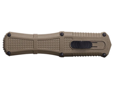 Automatisches Messer Benchmade Claymore Doppelschneide gemischt Braun - 15219 - Khurts.com 2