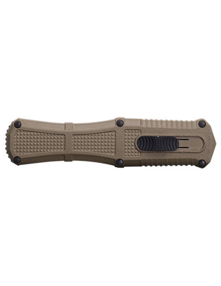 Automatisches Messer Benchmade Claymore Doppelschneide gemischt Braun - 15220 - Khurts.com