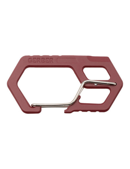 Outil Multifonctions Gerber Carabiner Rouge - 15642 - Khurts.com