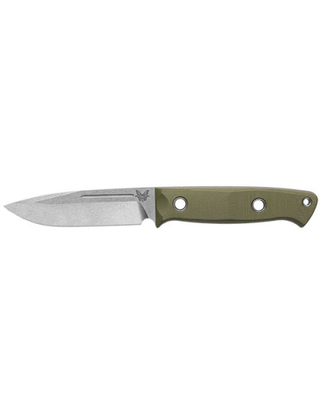 Couteau Fixe Benchmade Bushcrafter Vert - 15753 - Khurts.com