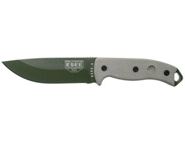 Coltello ESEE-5 Verde: Precisione e Robustezza per l'Outdoor