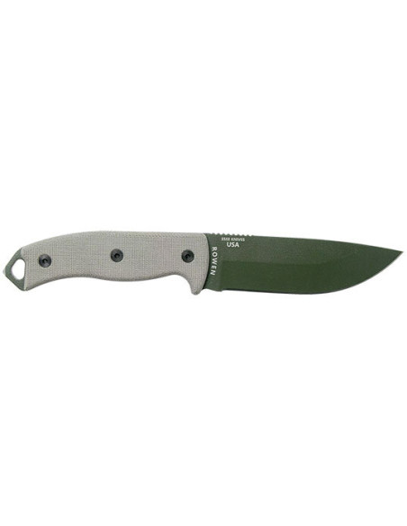 Coltello ESEE-5 Verde: Precisione e Robustezza per l'Outdoor