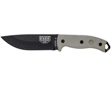 Feststehendes Messer ESEE-5 - Schwarze Klinge - 15785 - Khurts.com
