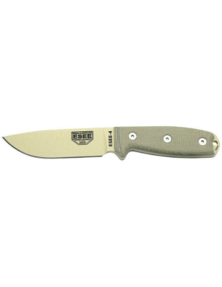 Couteau Fixe ESEE-4 - Lame D&eacute;sert - 15788 - Khurts.com