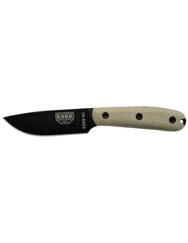 Couteau Fixe ESEE-4 - Lame Noire - 15792 - Khurts.com