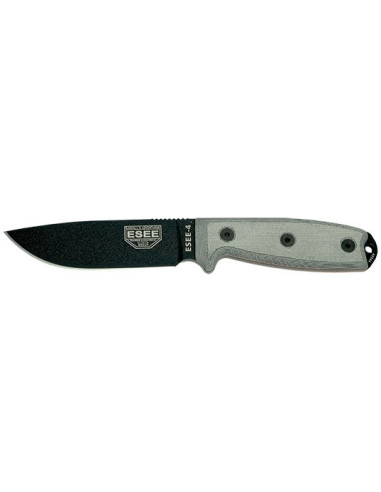 ESEE-4 Knife: Black Blade, Precision and Unmatched Durability