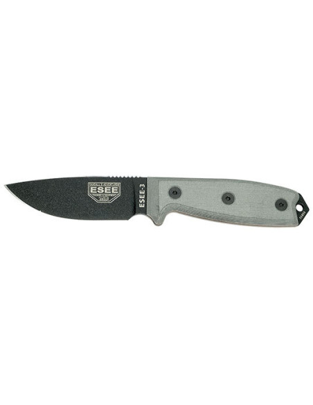 ESEE-3 Black Knife: Precision and Durability for Adventurers