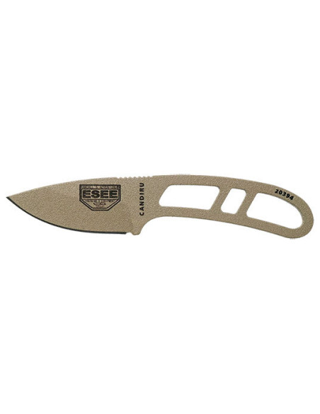 Couteau Fixe ESEE Candiru - Dark Earth - 15840 - Khurts.com