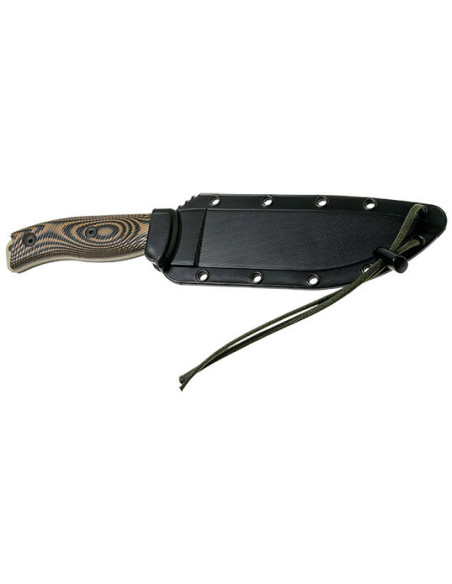 Couteau Fixe ESEE-6 - Lame D&eacute;sert - Coyote/Noir - 15873 - Khurts.com