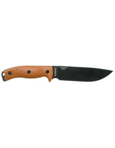 Feststehendes Messer ESEE-6 - Schwarze Klinge - Braun - 15875 - Khurts.com