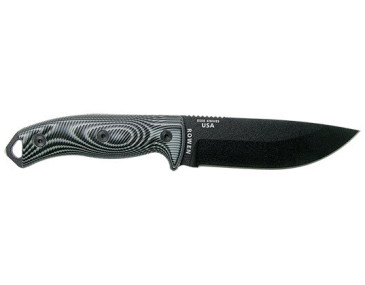 Feststehendes Messer ESEE-5 - Klinge Schwarz - Grau/Schwarz - 15892 - Khurts.com 2