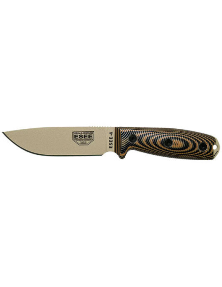 Cuchillo ESEE-4: Precisi&oacute;n y Robustez para la Aventura Outdoor