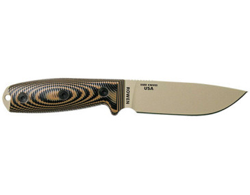 Feststehende Klinge ESEE-4 - W&uuml;stenklinge - Coyote/Schwarz - 15904 - Khurts.com 2