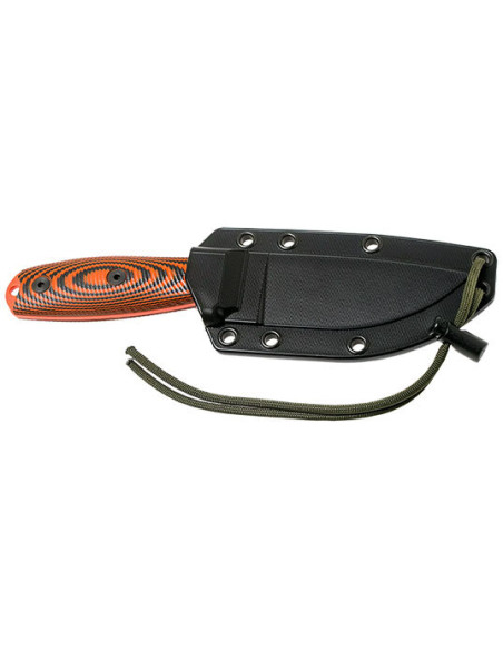 Couteau Fixe ESEE-3 - Lame Orange - Orange/Noir - 15911 - Khurts.com
