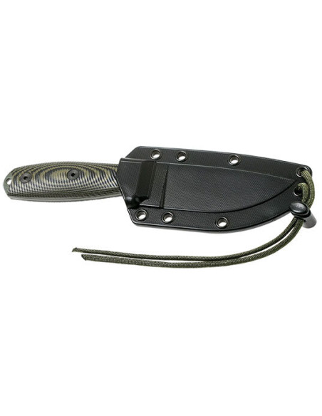 Couteau Fixe ESEE-3 - Lame Verte - 15920 - Khurts.com