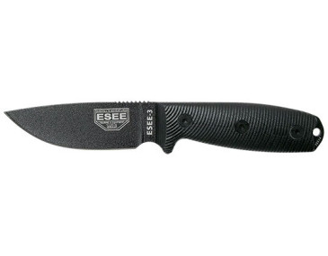 ESEE-3 Black Knife: Strength and Precision for All Tasks
