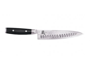 Kochmesser Yaxell RAN - Chef mit Kullenschliff Klinge 200 mm