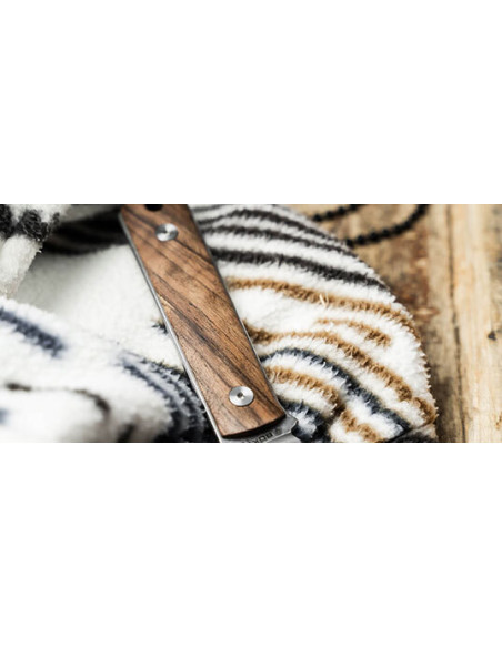 Boker BFF Packlite Knife: Precision and Elegance in Walnut