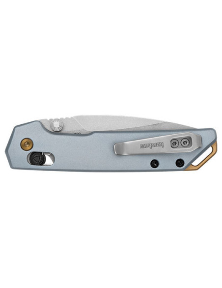 Couteau Pliant Kershaw Mini Iridium Bleu - 16178 - Khurts.com