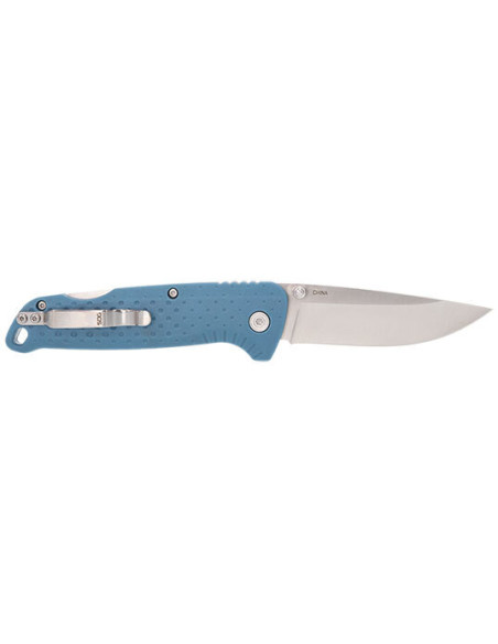 SOG Adventurer LB Blue Folding Knife - Precision and Safety