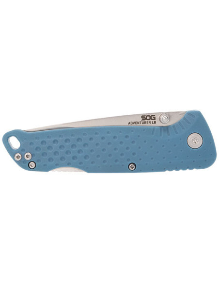 Coltello Pieghevole SOG Adventurer LB Blu - Precisione e Sicurezza