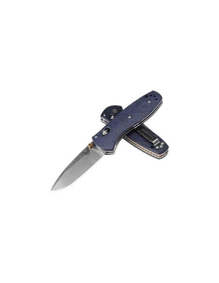 Couteau Pliant Benchmade Mini Barrage Crater Blue - 16401 - Khurts.com