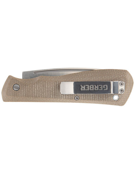 Couteau Pliant Gerber Mansfield Micarta Naturel - 16485 - Khurts.com