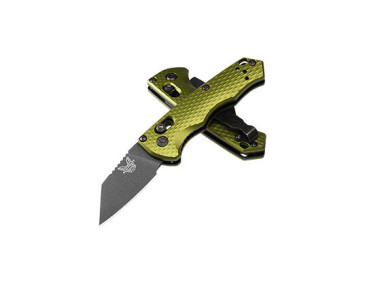 Navaja Plegable Benchmade Verde : Precisi&oacute;n y Elegancia Compacta 2