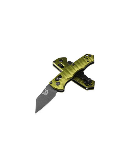 Coltello Pieghevole Benchmade Verde: Precisione ed Eleganza Compatta
