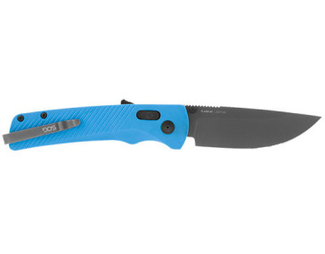 SOG Flash AT Cyan Knife: Unmatched Precision and Safety 2