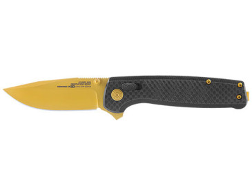 SOG Terminus XR LTE Folding Knife: Gold Elegance and Precision