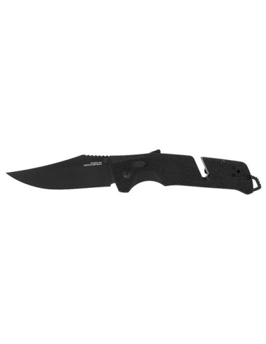 SOG Trident AT Blackout Knife: Robustness and Total Safety