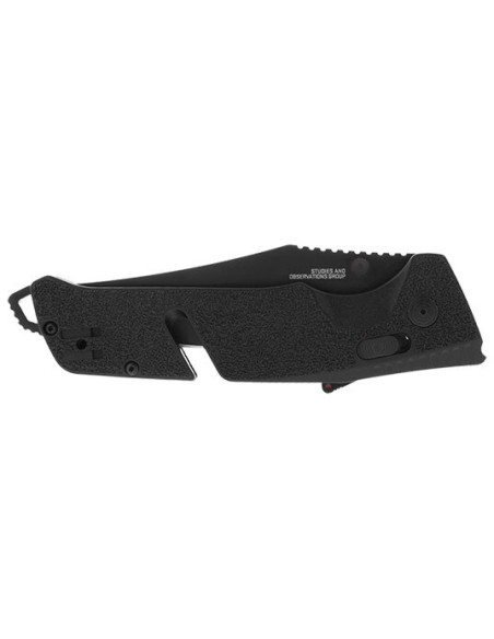 Coltello SOG Trident AT Blackout : Robustezza e Sicurezza Totale