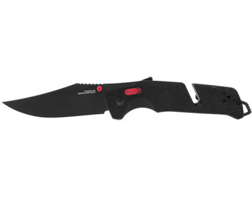 Klappmesser SOG Trident AT Schwarz Rot - 16639 - Khurts.com