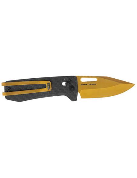 SOG Ultra XR Gold Folding Knife: Ultimate Elegance and Precision