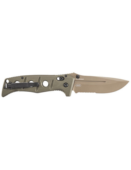 Couteau Pliant Benchmade Mini Adamas Olive Sibert - 16665 - Khurts.com