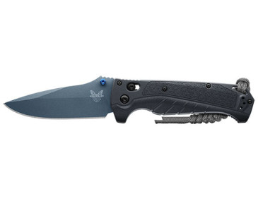 Navaja Plegable Benchmade Adira Gris: Filo y Seguridad Inigualables
