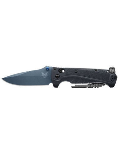 Coltello Pieghevole Benchmade Adira Grigio: Filo e Sicurezza Impareggiabili