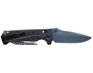 Navaja Plegable Benchmade Adira Gris: Filo y Seguridad Inigualables 2