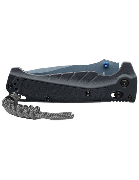 Coltello Pieghevole Benchmade Adira Grigio: Filo e Sicurezza Impareggiabili