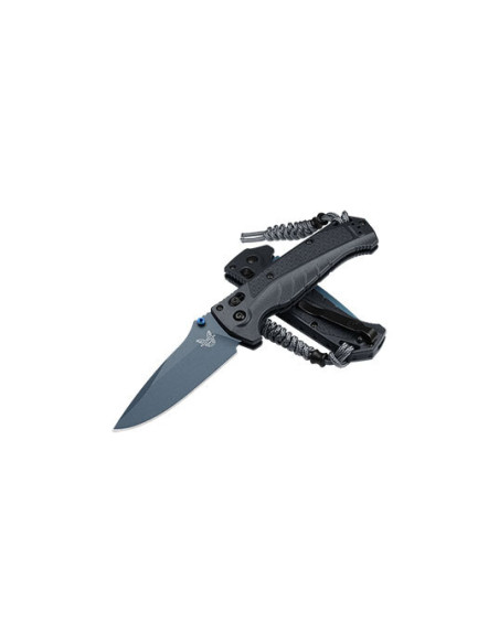 Navaja Plegable Benchmade Adira Gris: Filo y Seguridad Inigualables