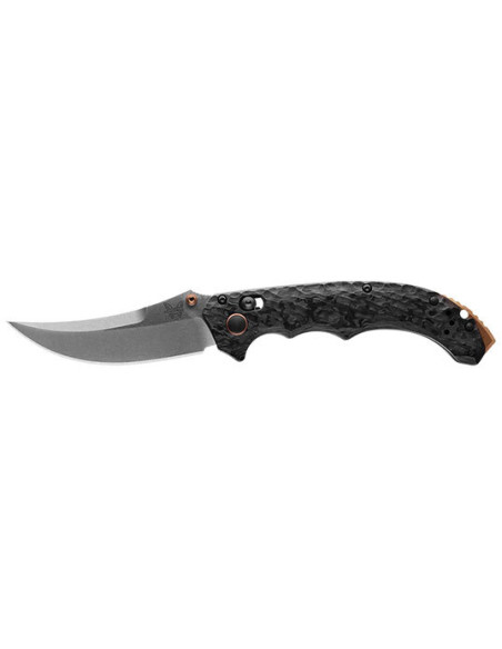 Couteau Pliant Benchmade Mini Bedlam Noir Lame grise - 16792 - Khurts.com