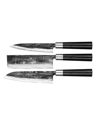 Estuche Samura Super 5 : Cuchillos Damasco para Cocina Exigente
