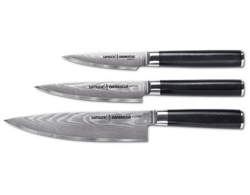 Coffret 3 Messer Samura Damascus - 16964 - Khurts.com