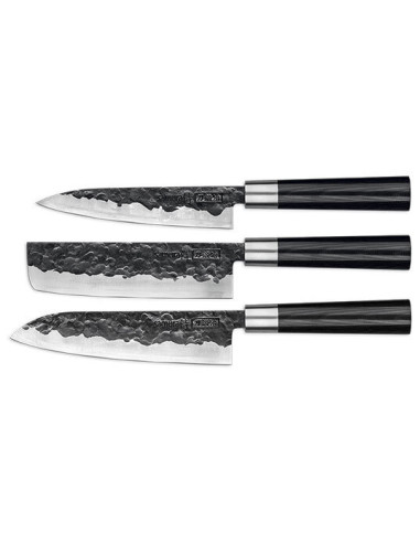 Coffret 3 Messer Samura Black Smith - 16965 - Khurts.com