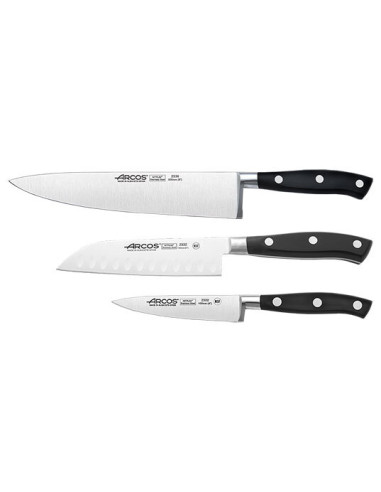 Arcos Riviera Black Set: Elegant Knives for Precise Cuts