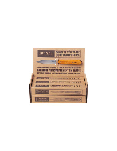 Set mit 6 Messern Opinel Carbone n&deg;102 H&ecirc;tre - 16998 - Khurts.com