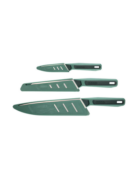 Set di Coltelli Gerber Verde : Eleganza e Durabilit&agrave; Senza Pari